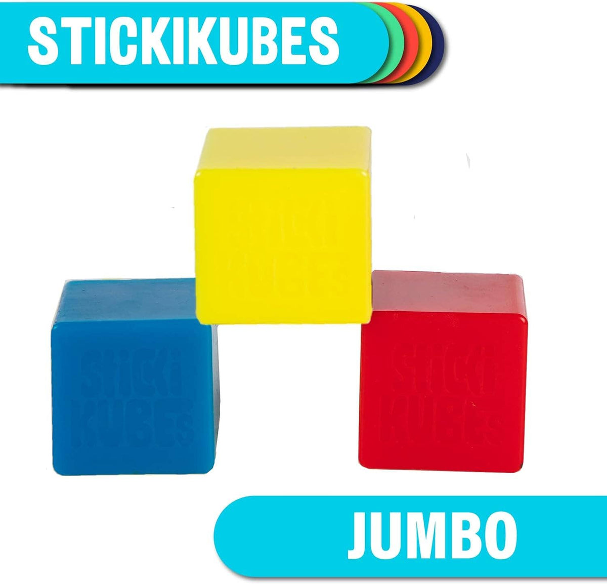 Jumbo StickiKubes 3-Pack