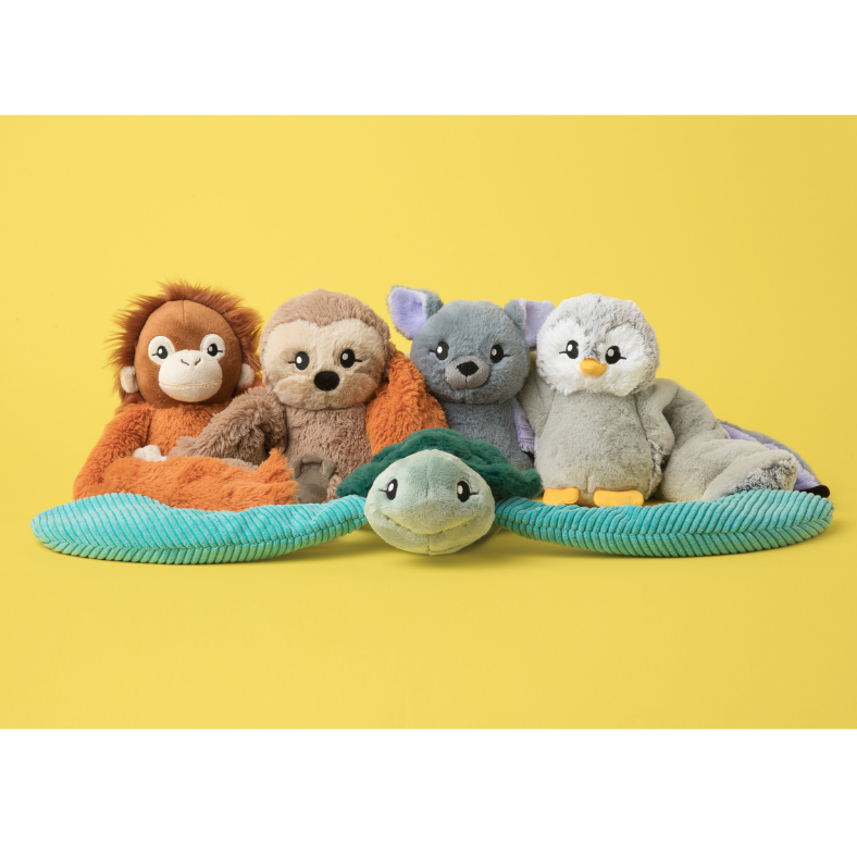Sidney Weighted Sea Turtle Plush, Warmable Sensory Hug