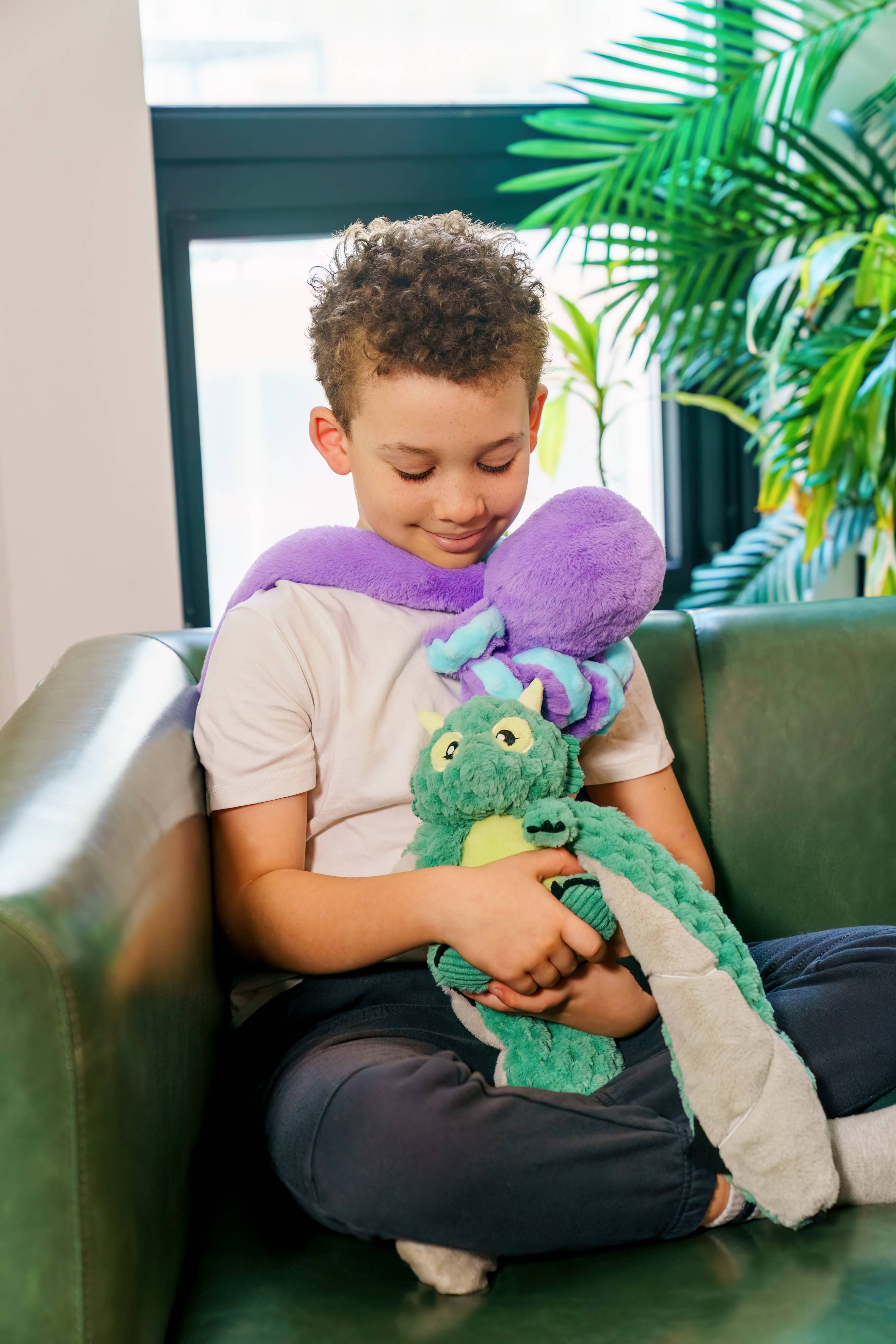 Zephyr Weighted Dragon Plush, Warmable Sensory Hug