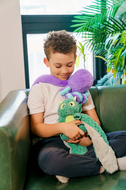 Zephyr Weighted Dragon Plush, Warmable Sensory Hug