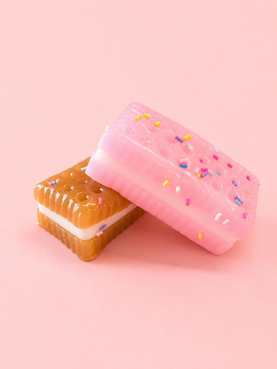 2pk Sprinkle Ice Cream Sandwich - Taba Squishy