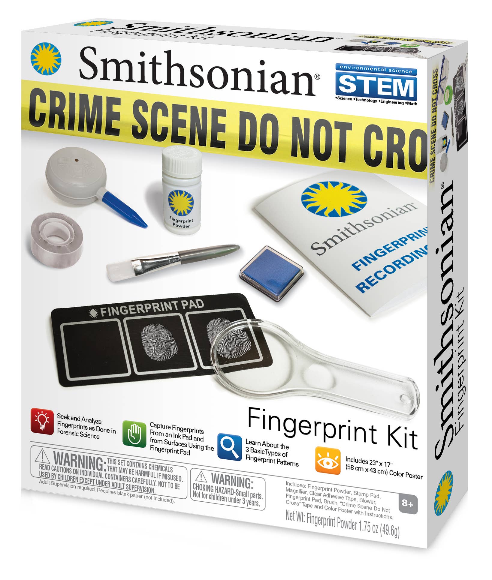 Smithsonian Fingerprint Science Kit