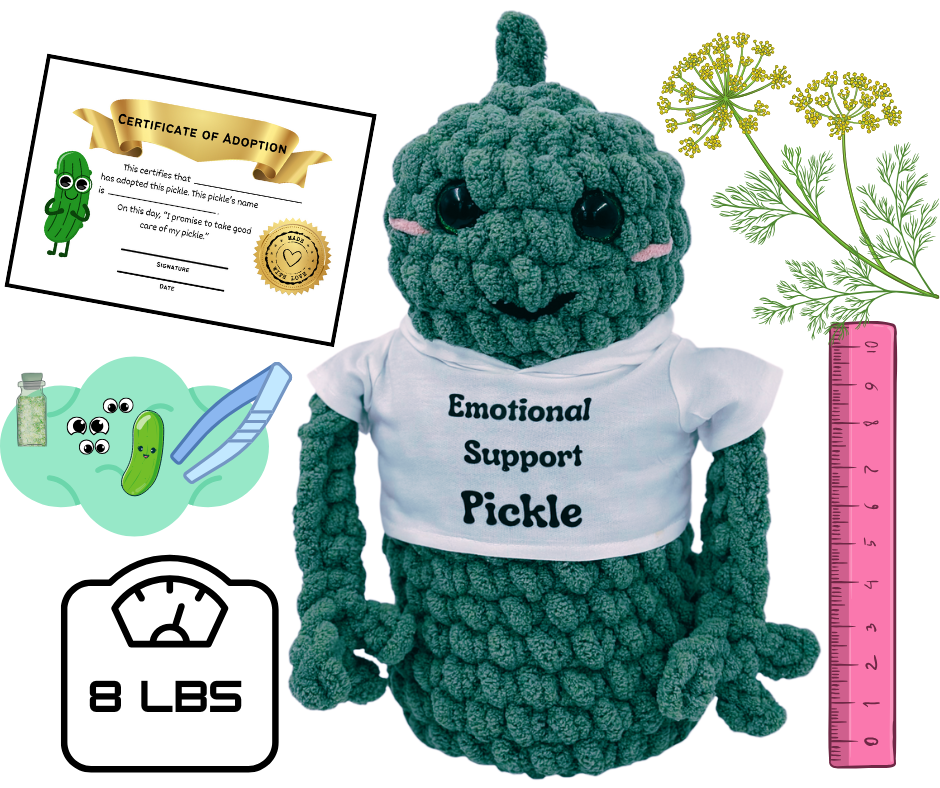 XL Emotional Support Pickle + Kinesthetic Curriculum