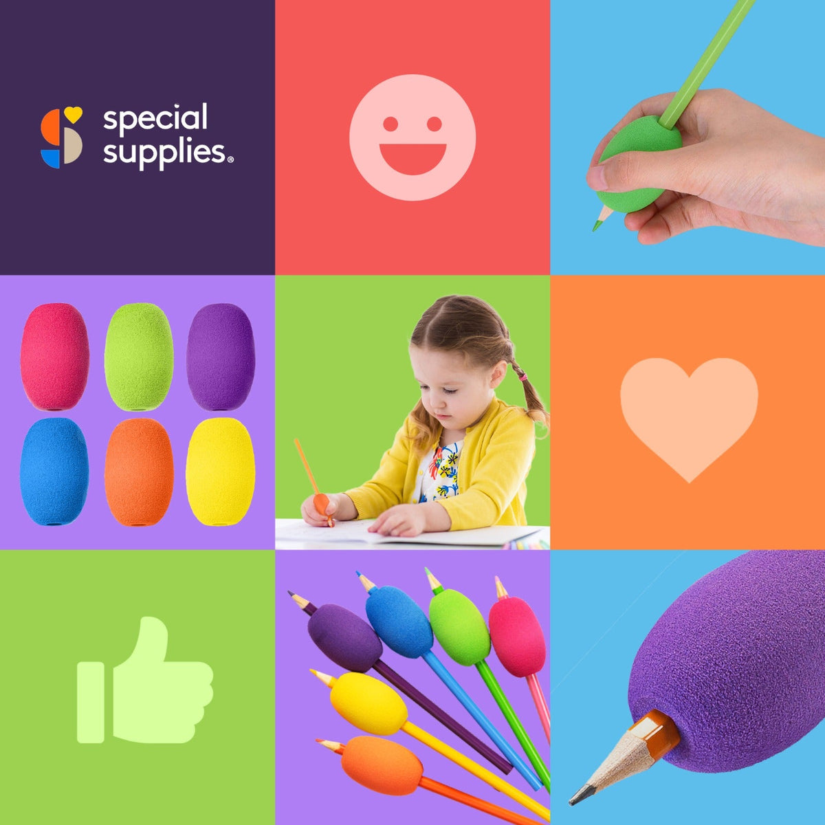 Pencil Egg Grips (6 Pack)