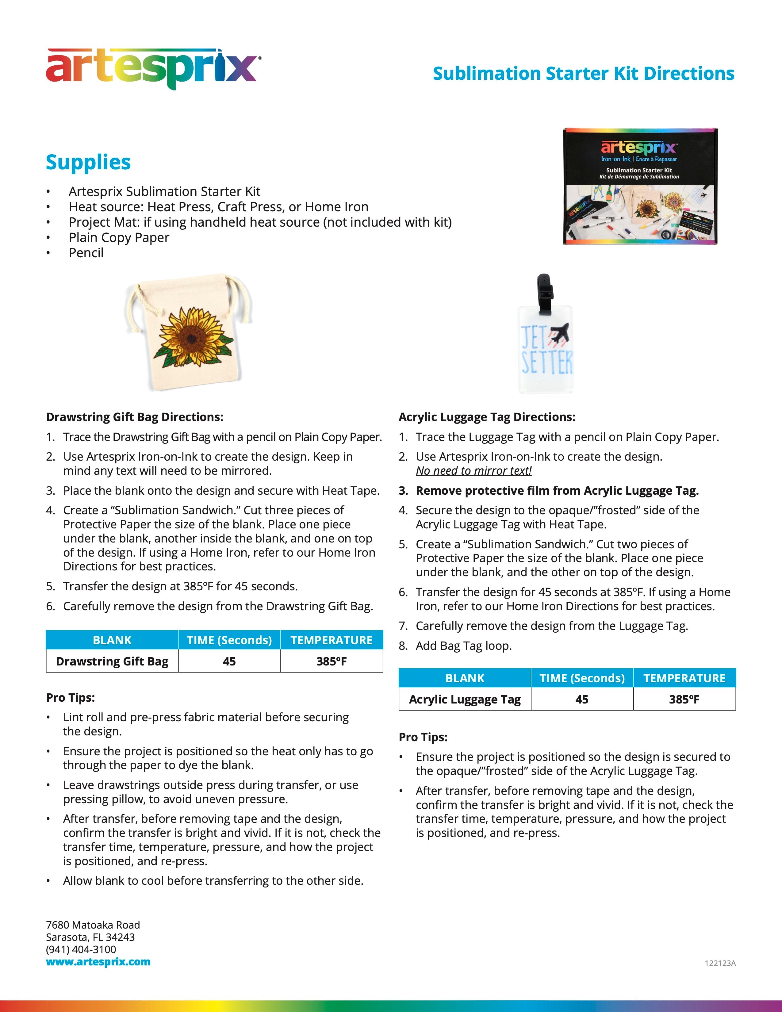 Artesprix Sublimation Starter Kit