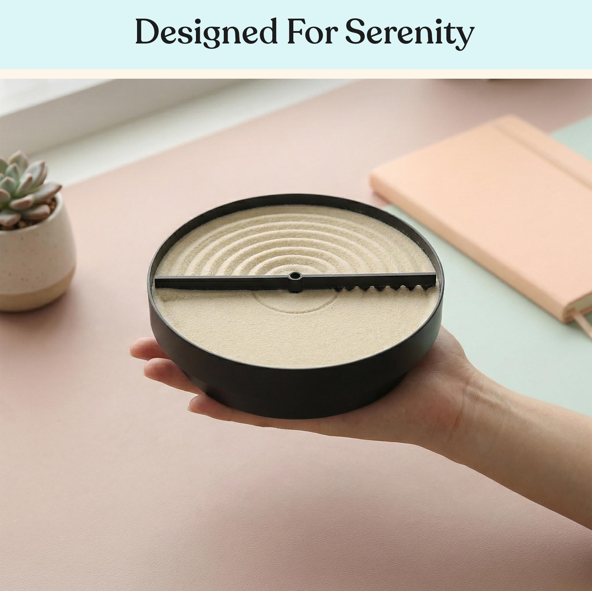 Special Supplies Sensory Sand Spinner for Kids and Adults, Great for playrooms, Sensory Rooms, Schools, Hours of Fun - Black