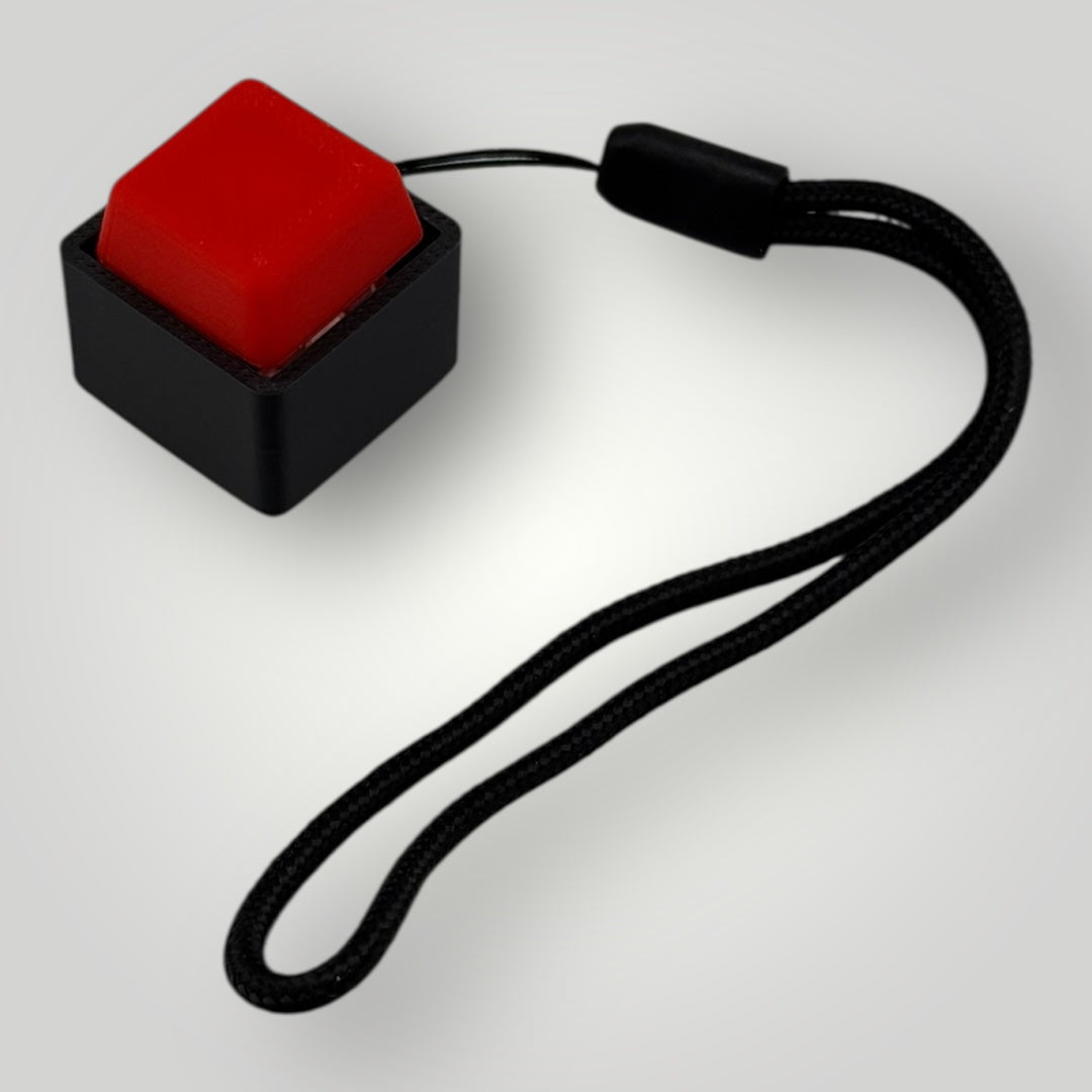 1 Mechanical Keyboard Fidget Clicker Toy Keychain