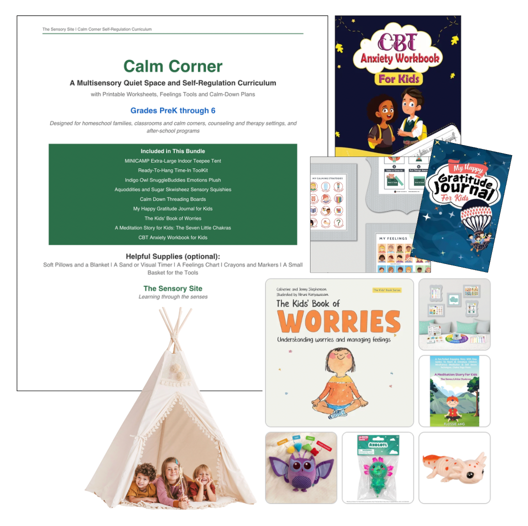 PreK - Grade 6 SEL Self-Regulation Quiet Corner Curriculum Bundle