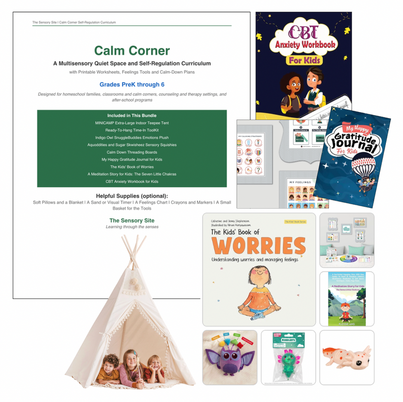 PreK - Grade 6 SEL Self-Regulation Quiet Corner Curriculum Bundle