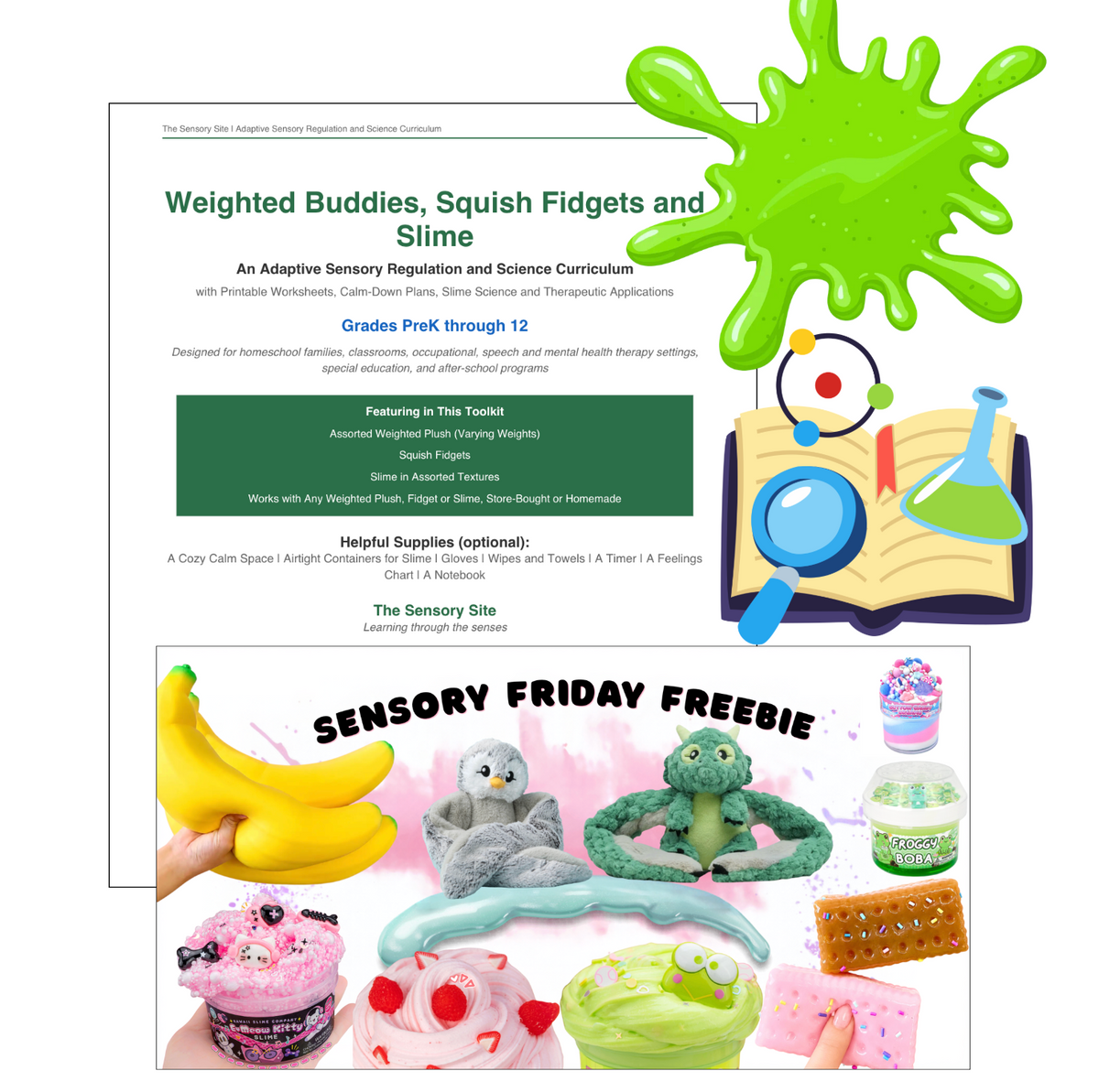 Weighted Buddies, Squish Fidgets and Slime: An Adaptive Sensory Regulation and Science Curriculum (Grades PreK-12)