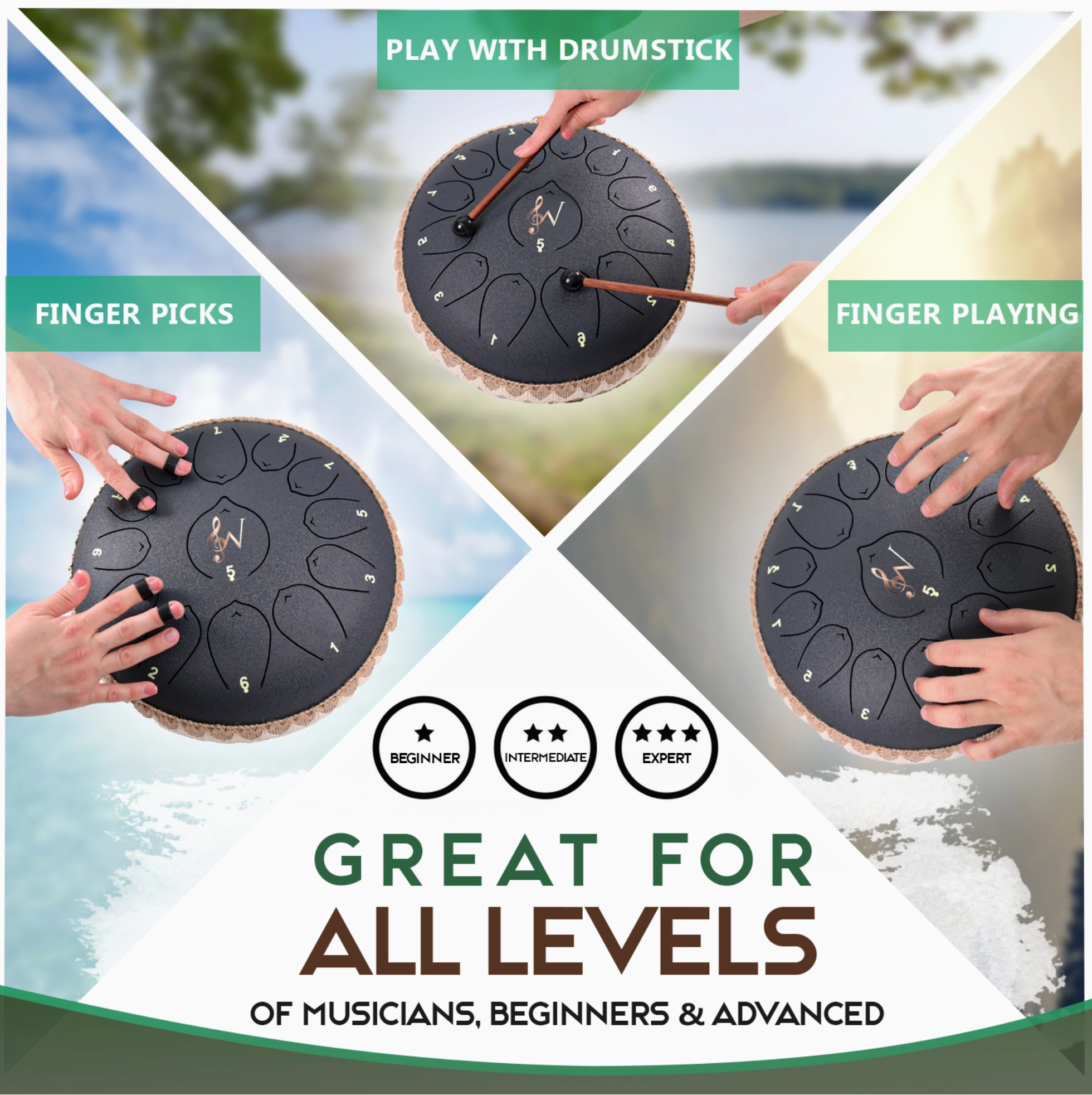 12" Tongue Drum Curriculum Kit