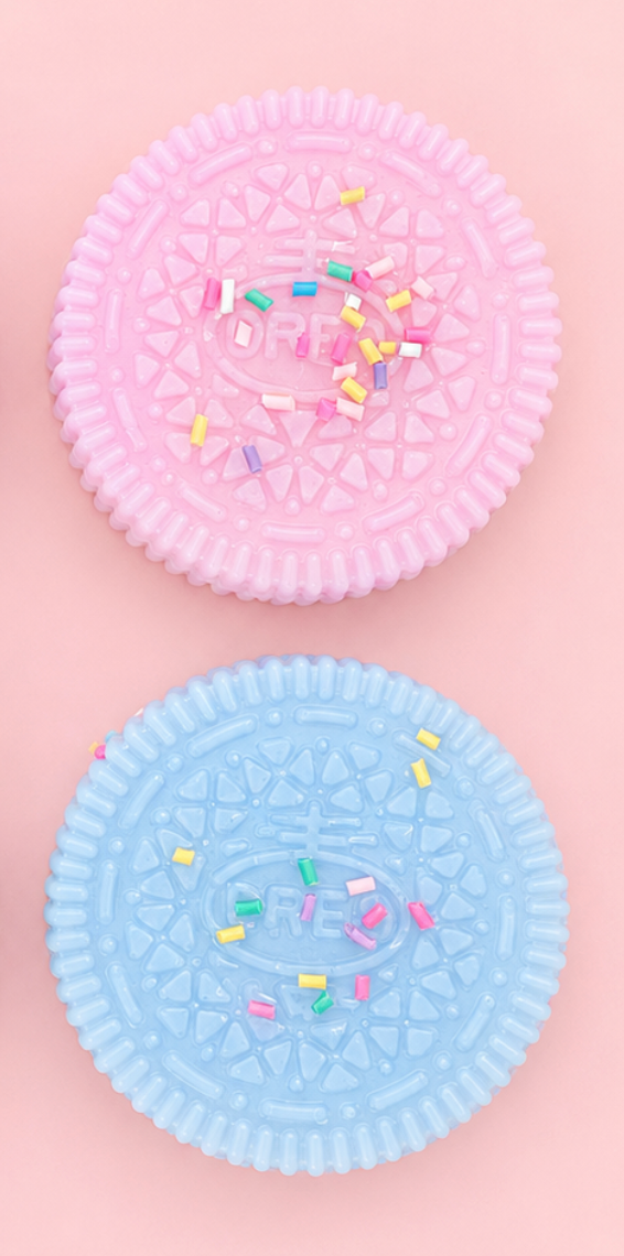 2pk Sprinkle Sandwich Cookie Squishy Fidget