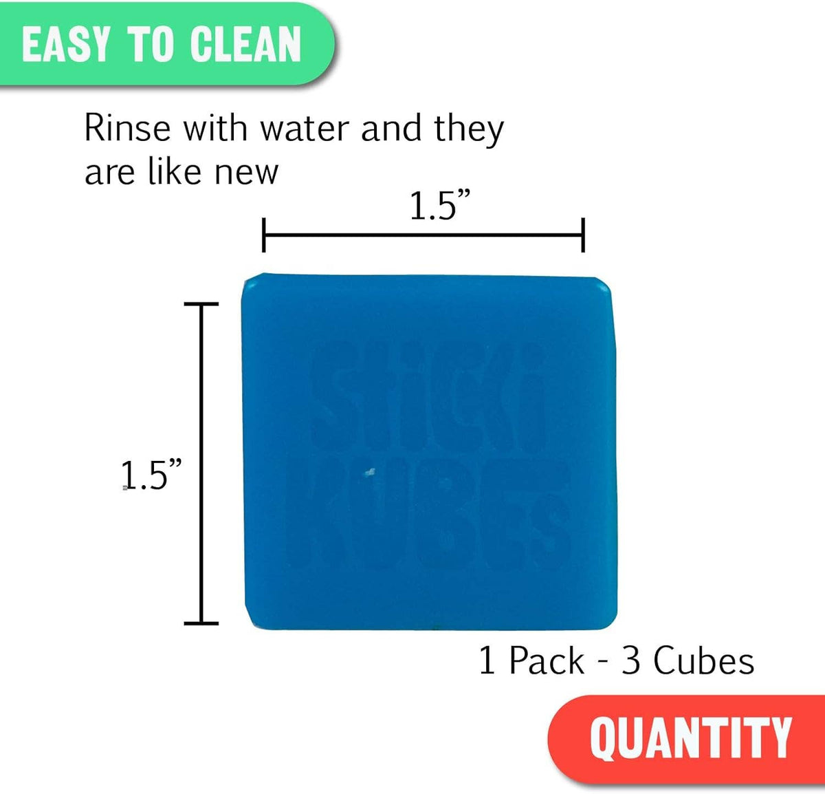 Jumbo StickiKubes 3-Pack