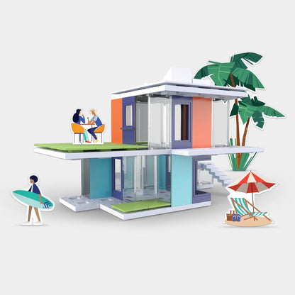 Bundle kit with Arckit Coastal Living, Mountain Living and Desert Living Architectural Model Kits