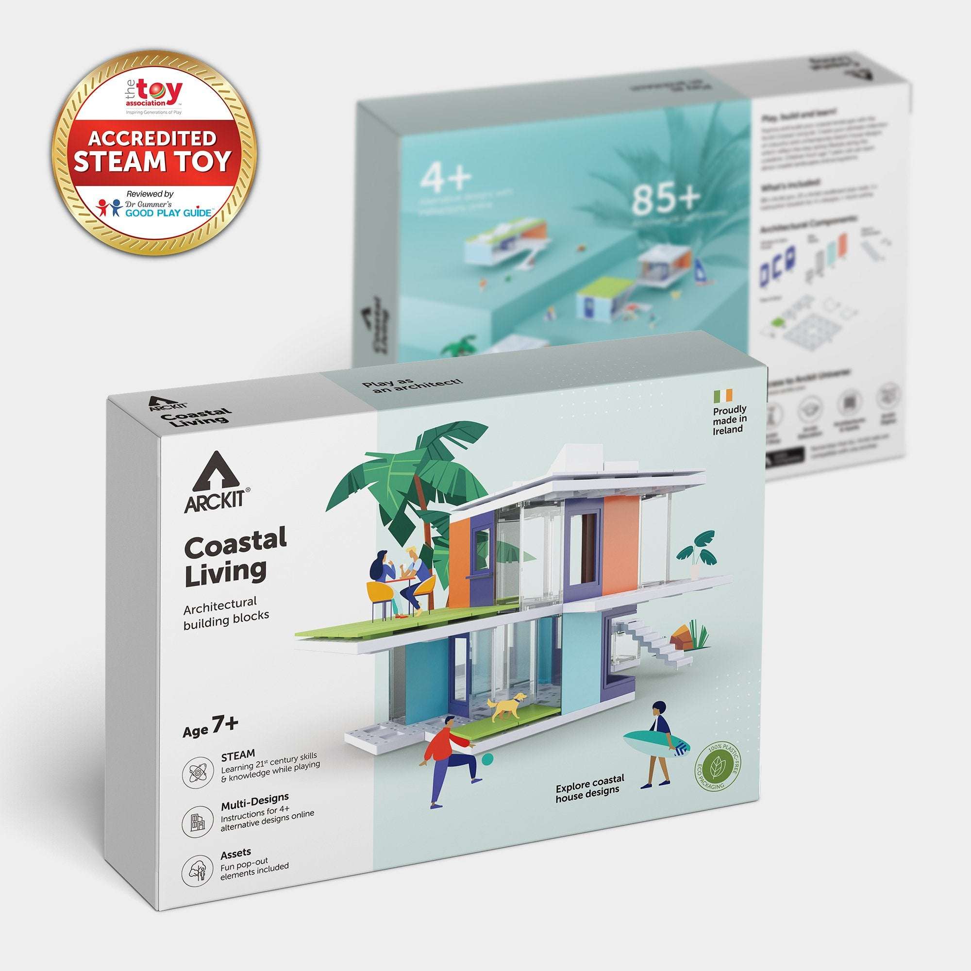 Bundle kit with Arckit Coastal Living, Mountain Living and Desert Living Architectural Model Kits