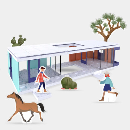 Bundle kit with Arckit Coastal Living, Mountain Living and Desert Living Architectural Model Kits