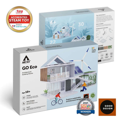 Bundle kit with Arckit GO Eco and Greenscape Village Architectural Model Kits