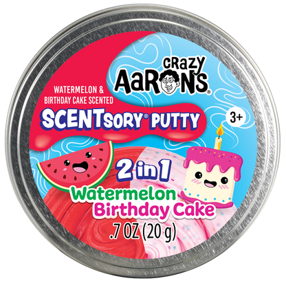 Scentsory Duos Watermelon/Birthday Cake Mini Putty