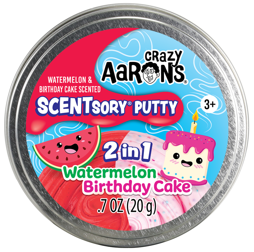 Scentsory Duos Watermelon/Birthday Cake Mini Putty