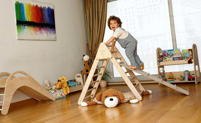 Climbing Triangle with Ramp | Foldable Montessori Climbing Set