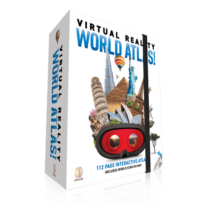 Deluxe Virtual Reality Gift Set - World Atlas!