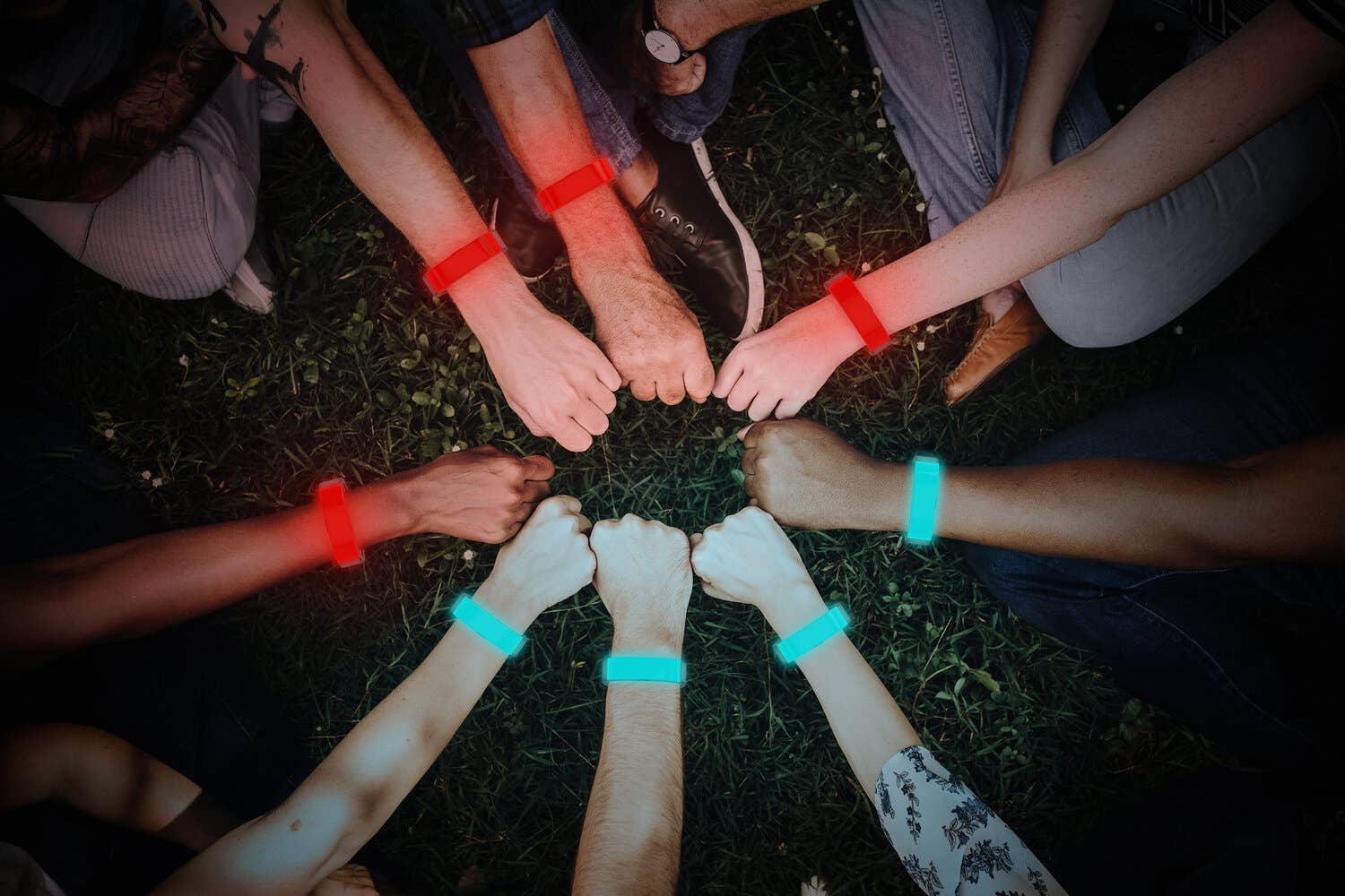 Light-up Capture The Flag Game Illuminated