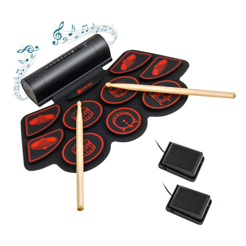 9-Pad Electric Drum Set for Beginners