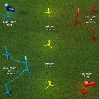 Light-up Capture The Flag Game Illuminated