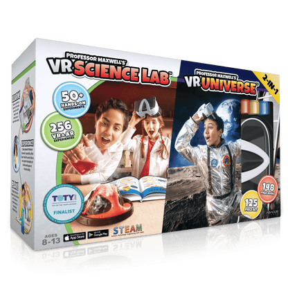 Professor Maxwell's Virtual Reality 2 in 1 Bundle Pack - VR Science Lab & Universe