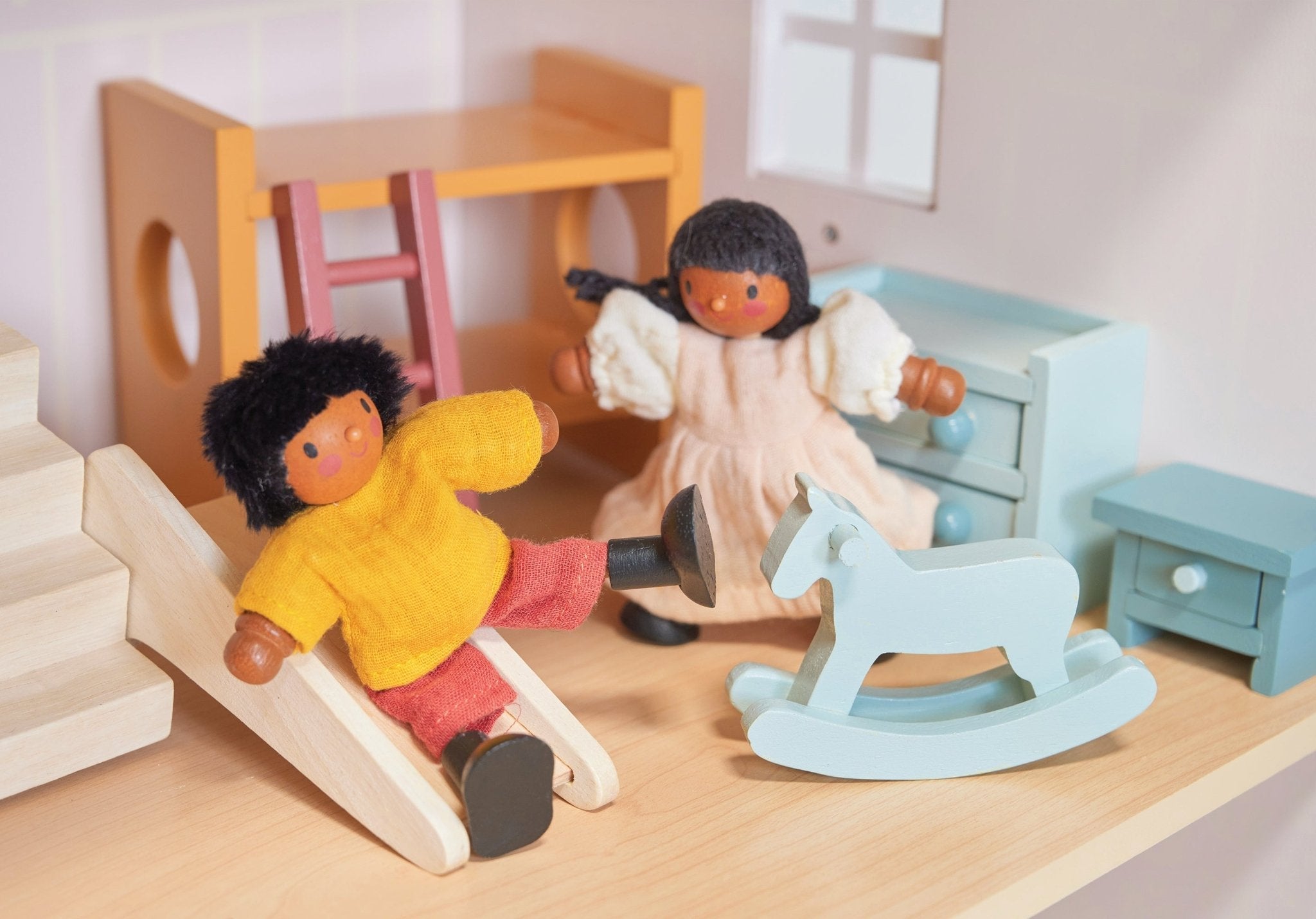 The Wooden Berrybunch Doll Family