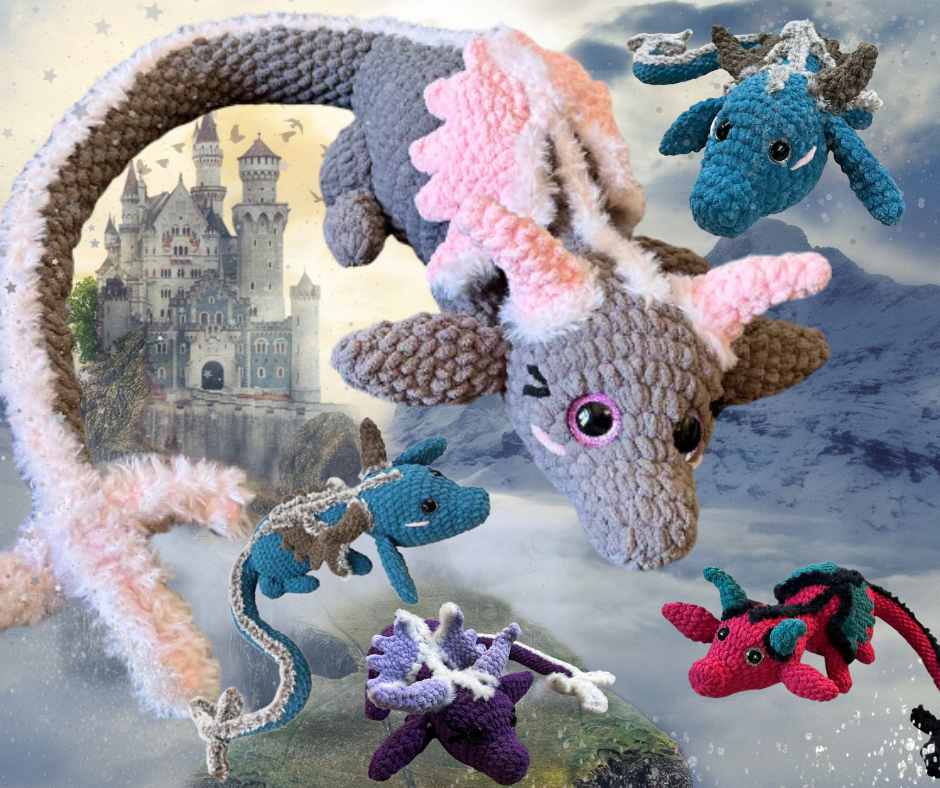 Customizable Calming Weighted Dragon